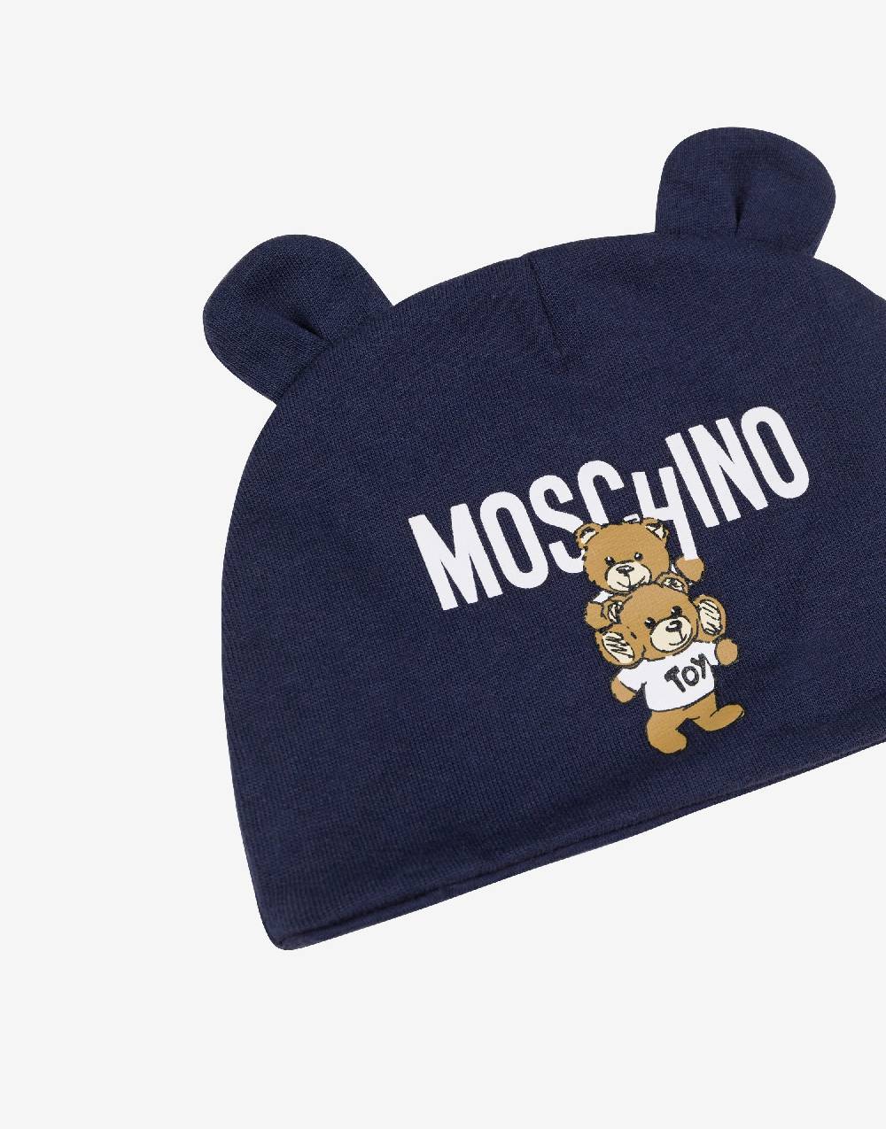 Love Moschino Cappello in felpa Teddy Logo Offerta