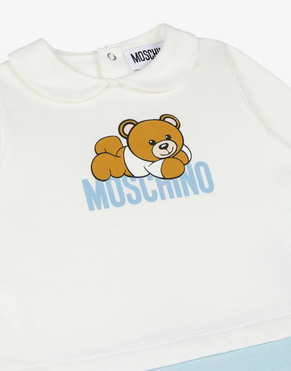 Love Moschino Tutina in cotone organico Teddy Logo I Più Venduti