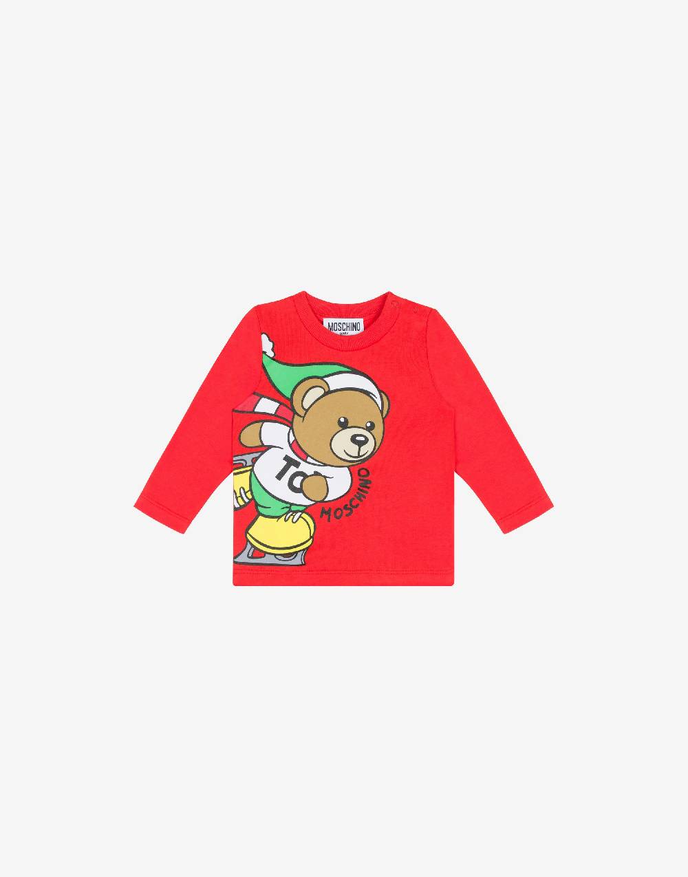 Love Moschino T-shirt in jersey Teddy Holiday