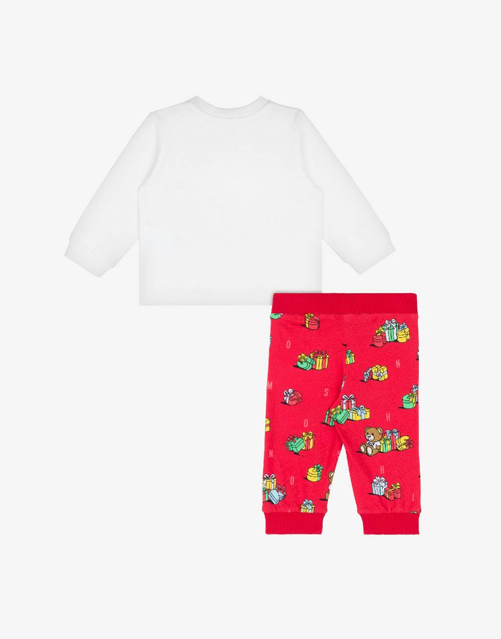 Love Moschino Completo t-shirt e leggings Teddy Holiday Nuovo