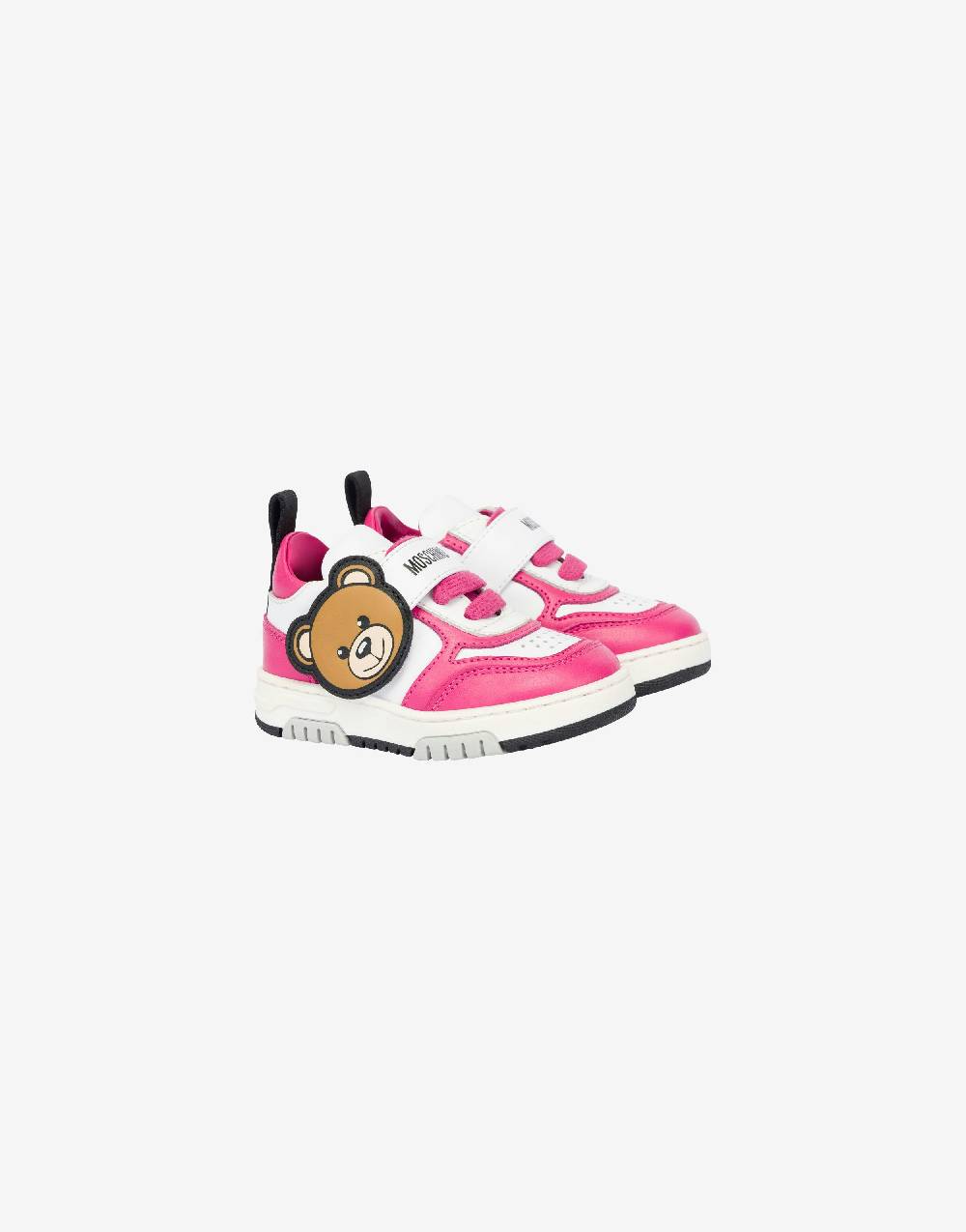 Love Moschino Sneakers in vitello Teddy Patch