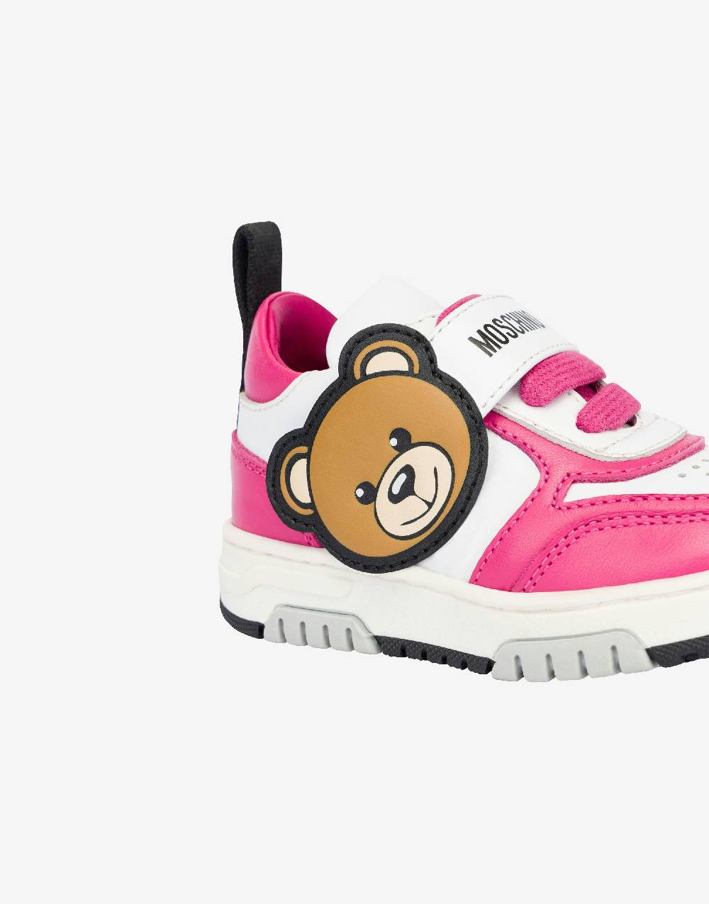 Love Moschino Sneakers in vitello Teddy Patch Sconto