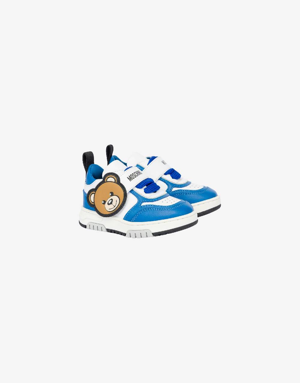 Love Moschino Sneakers in vitello Teddy Patch