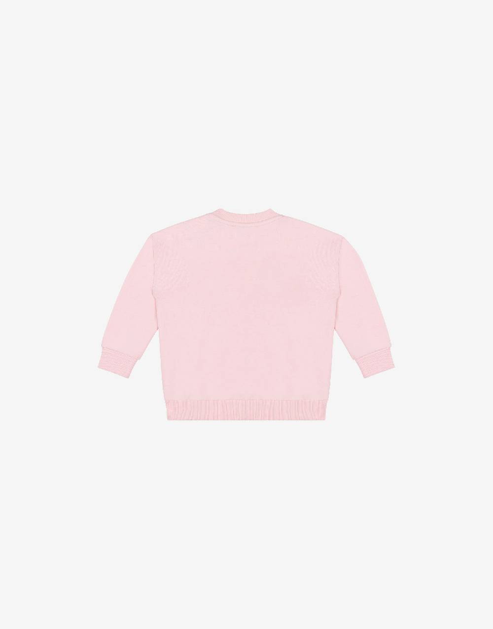Love Moschino Felpa in cotone Logo Print Vendite Flash