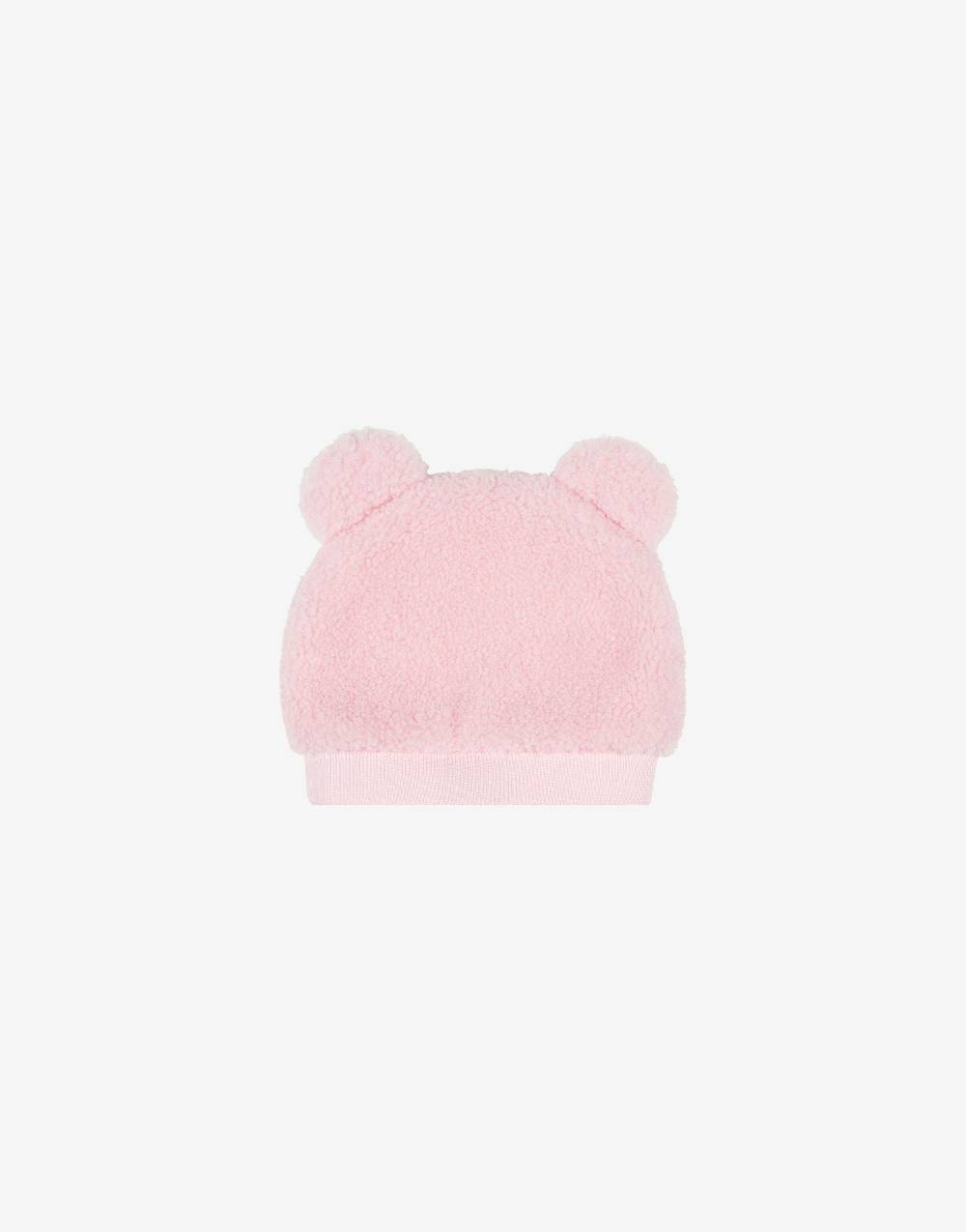 Love Moschino Cappello in tessuto soft Teddy Patch In Saldo