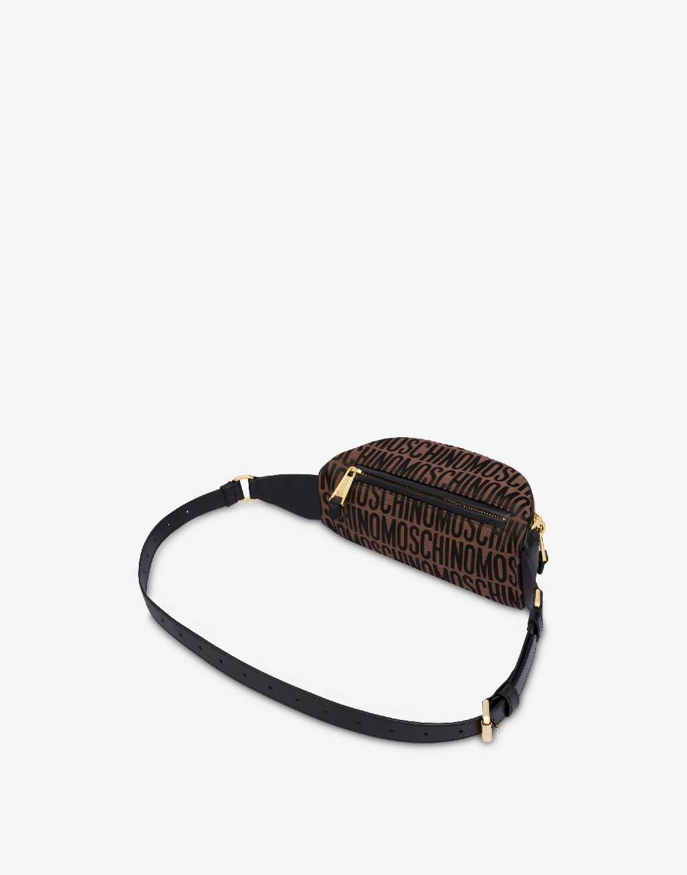 Love Moschino Marsupio in nylon Allover Logo Consegna Veloce