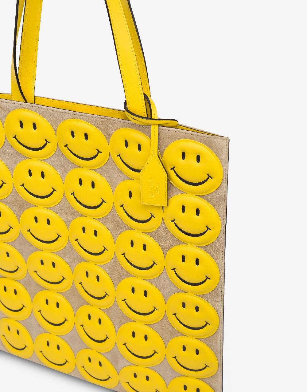Love Moschino Shopper in crosta Allover Smiley® Vendita