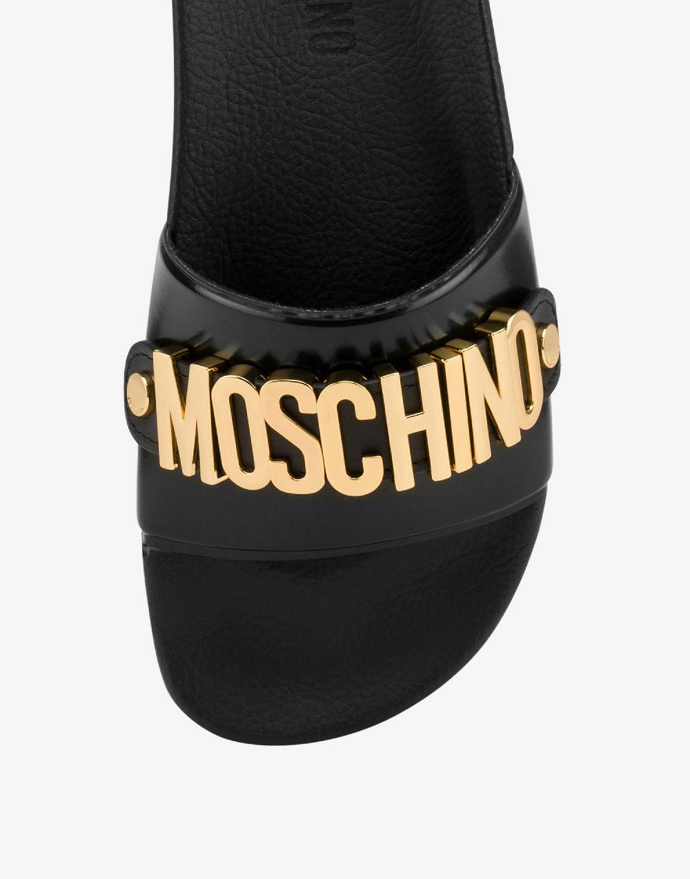 Love Moschino Pool slides Lettering Logo Presa