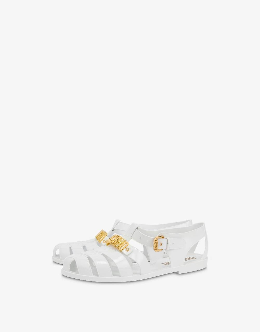 Love Moschino Sandali Jelly con logo Lettering