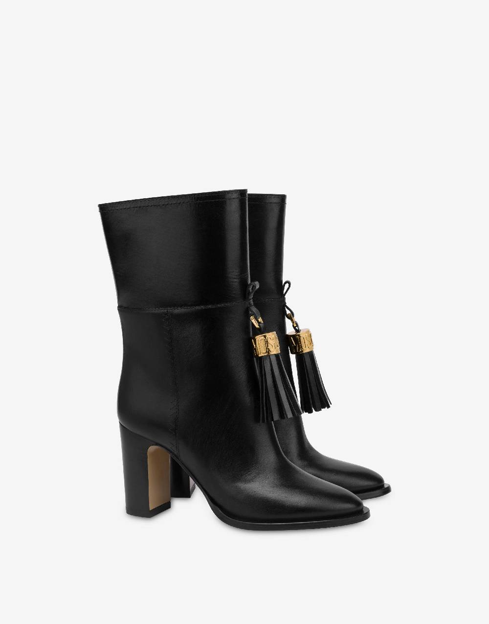 Love Moschino Stivaletti in vitello Metal Tassel