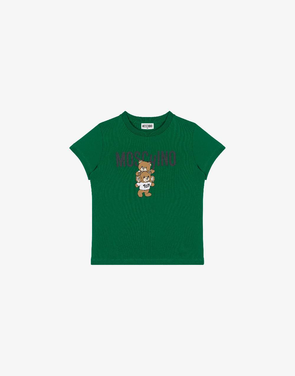 Love Moschino T-shirt in jersey Teddy Logo