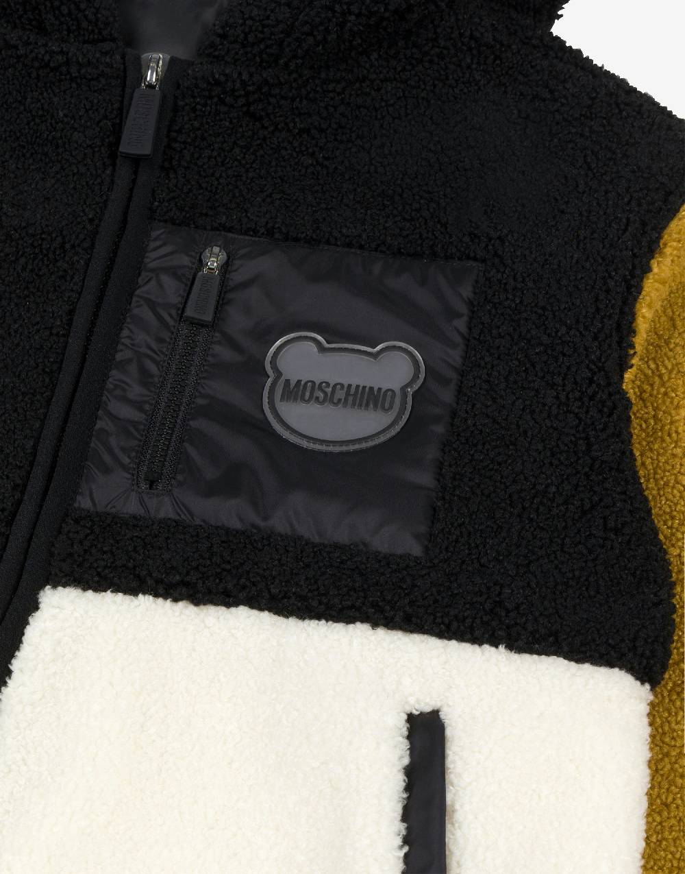 Love Moschino Giacca con cappuccio Teddy Patch Outlet