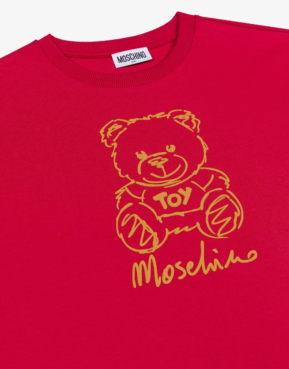 Love Moschino T-shirt in jersey Teddy Print Saldi