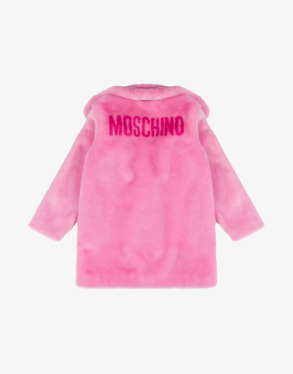 Love Moschino Cappotto in tessuto soft con logo Negozio