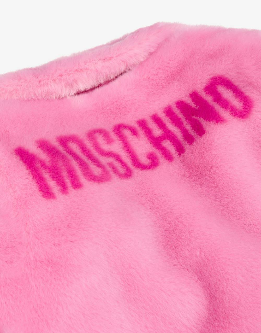 Love Moschino Cappotto in tessuto soft con logo Negozio