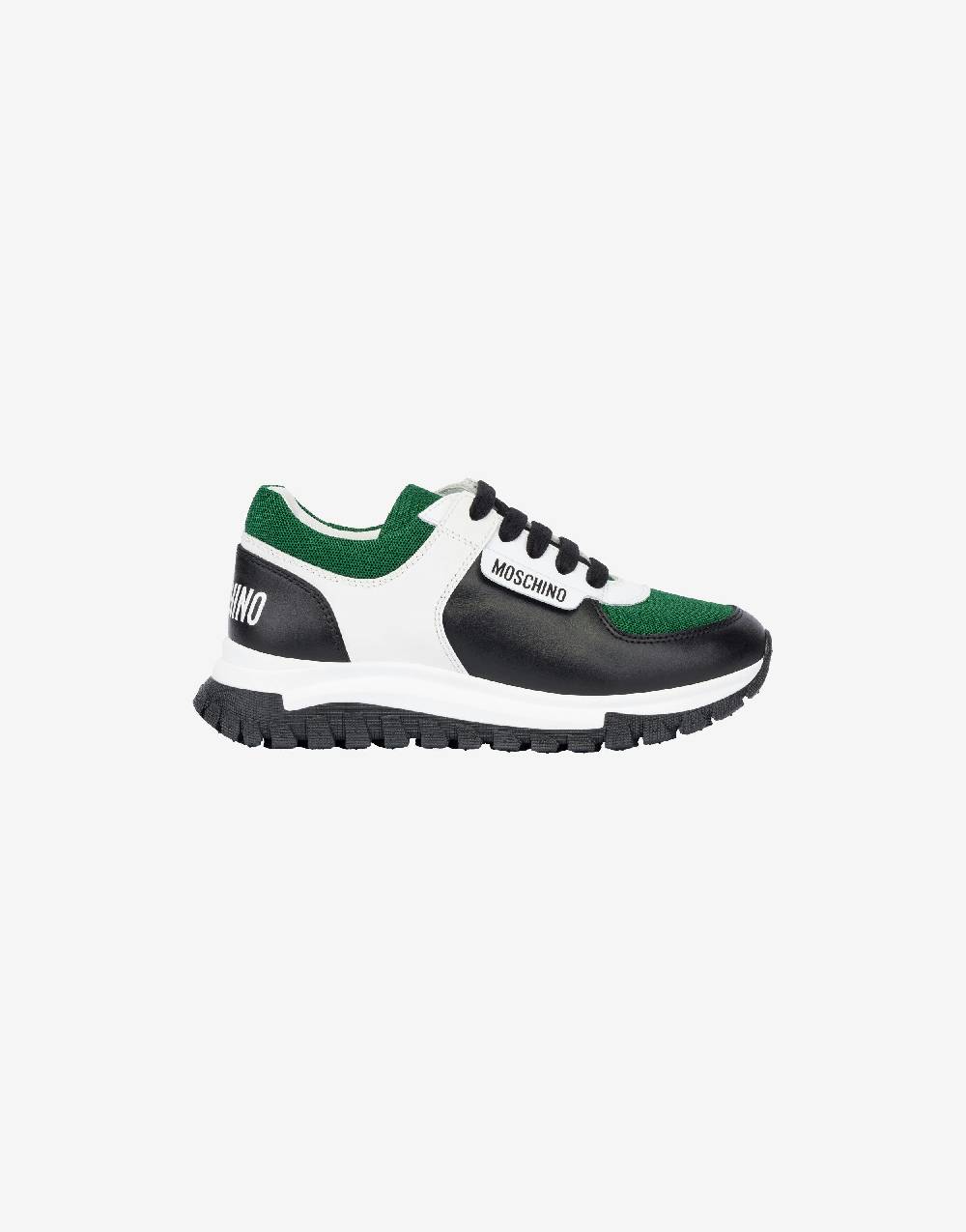 Love Moschino Sneakers running in rete e vitello Spedizione gratuita