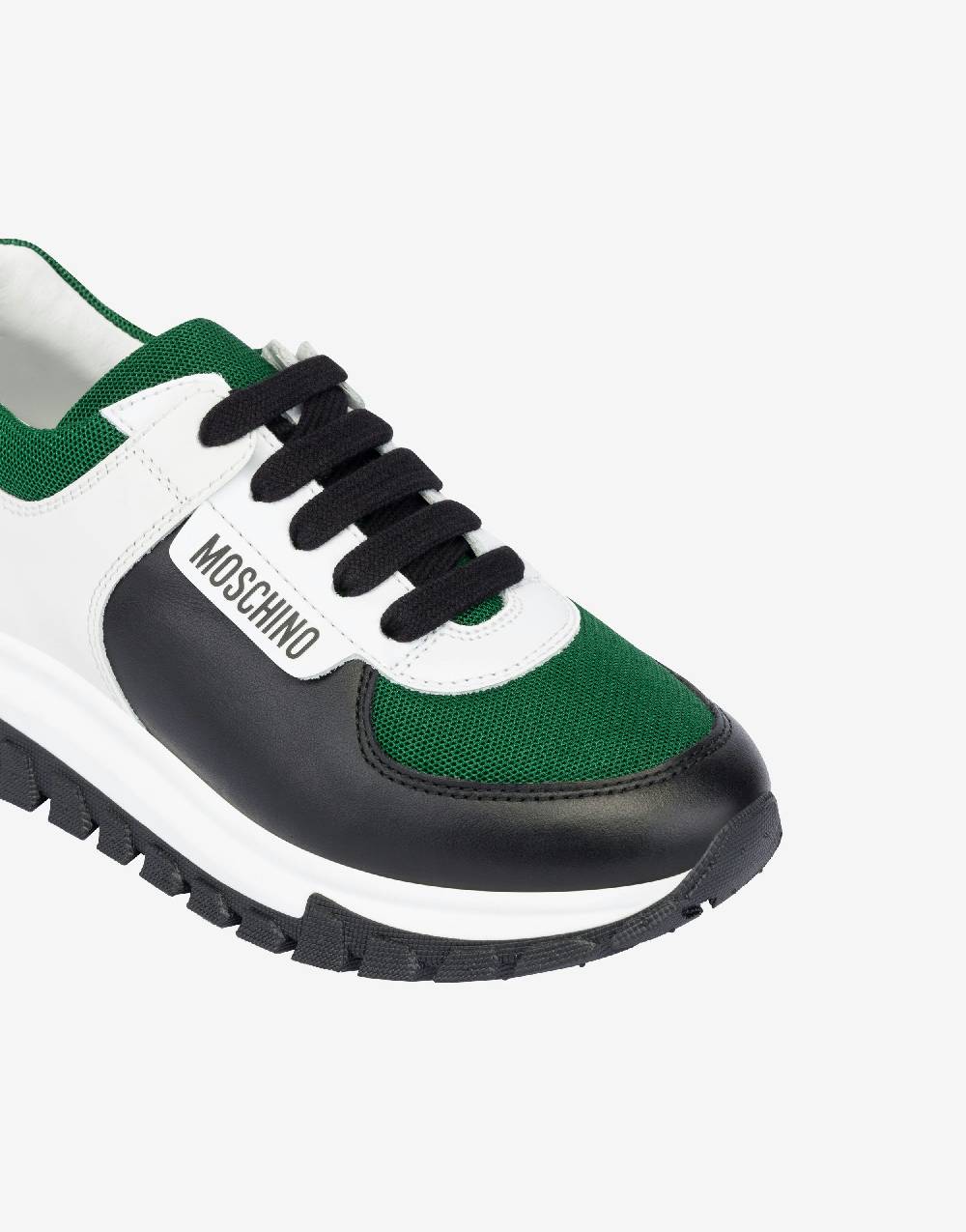 Love Moschino Sneakers running in rete e vitello Spedizione gratuita