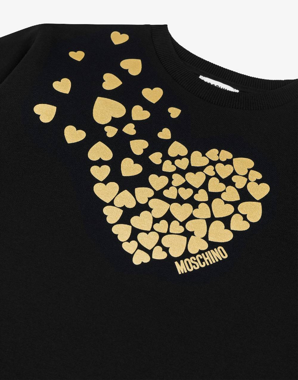 Love Moschino Abito in felpa Degradé Hearts Shopping online