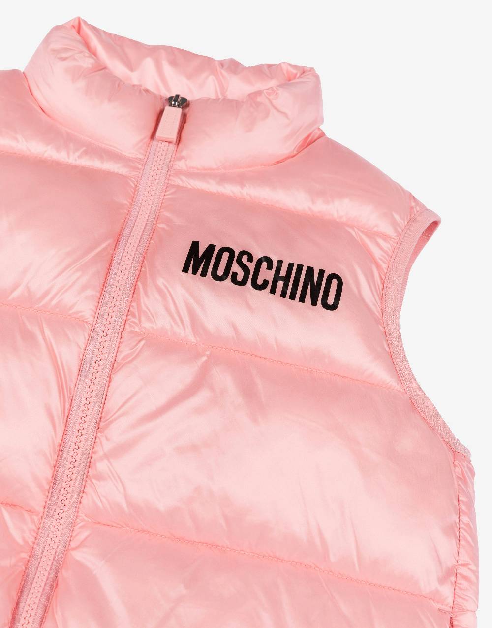Love Moschino Gilet imbottito in nylon Logo Lettering Offerta natalizia