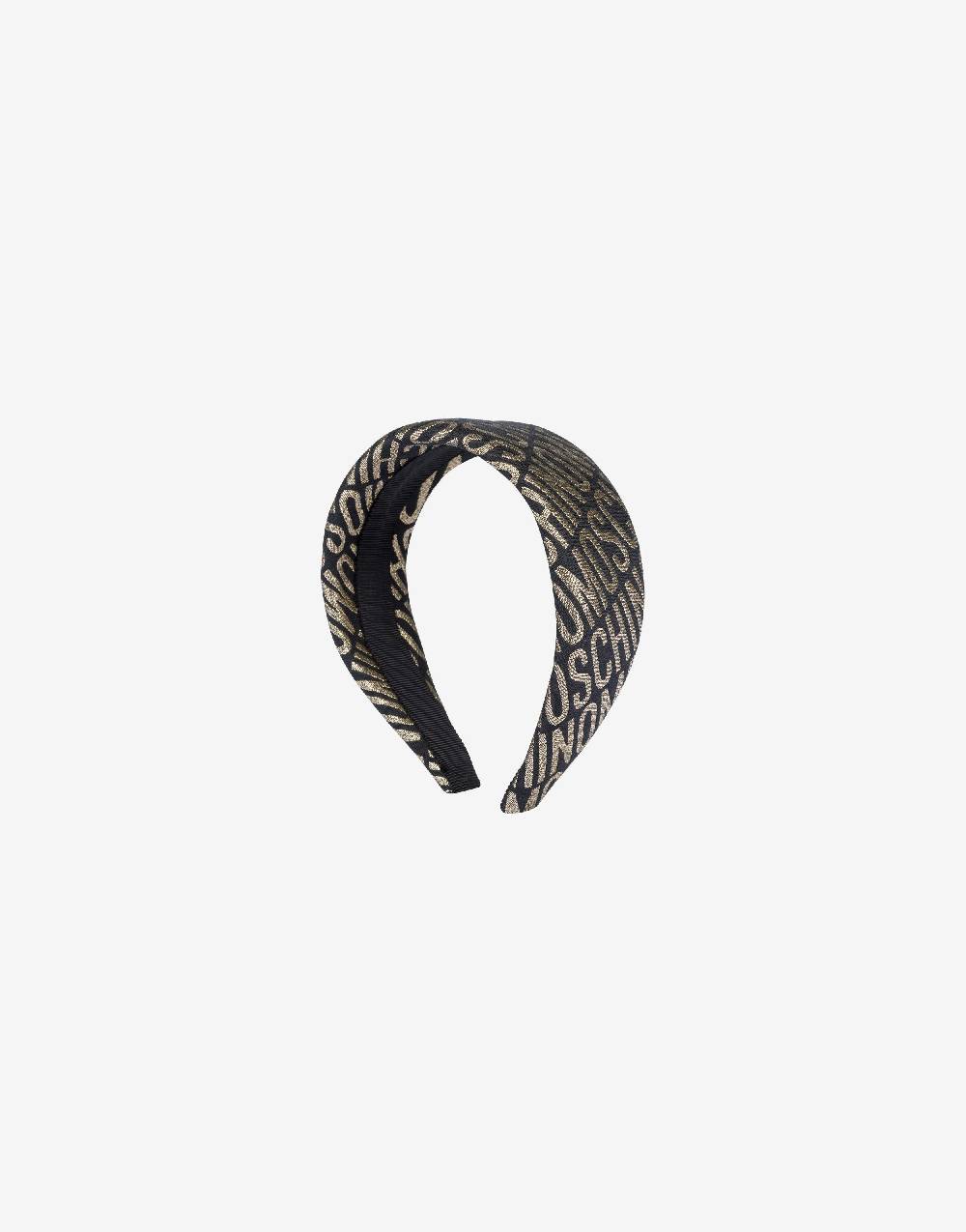 Love Moschino Cerchietto Allover Jacquard Logo Vendita calda