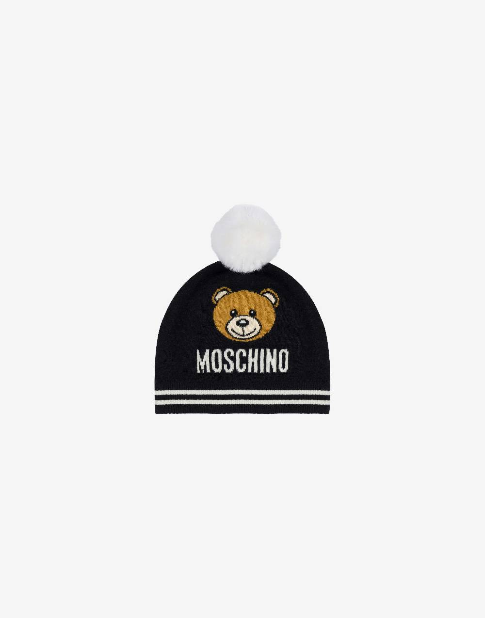Love Moschino Cappello in maglia Moschino Teddy Bear Offerte speciali