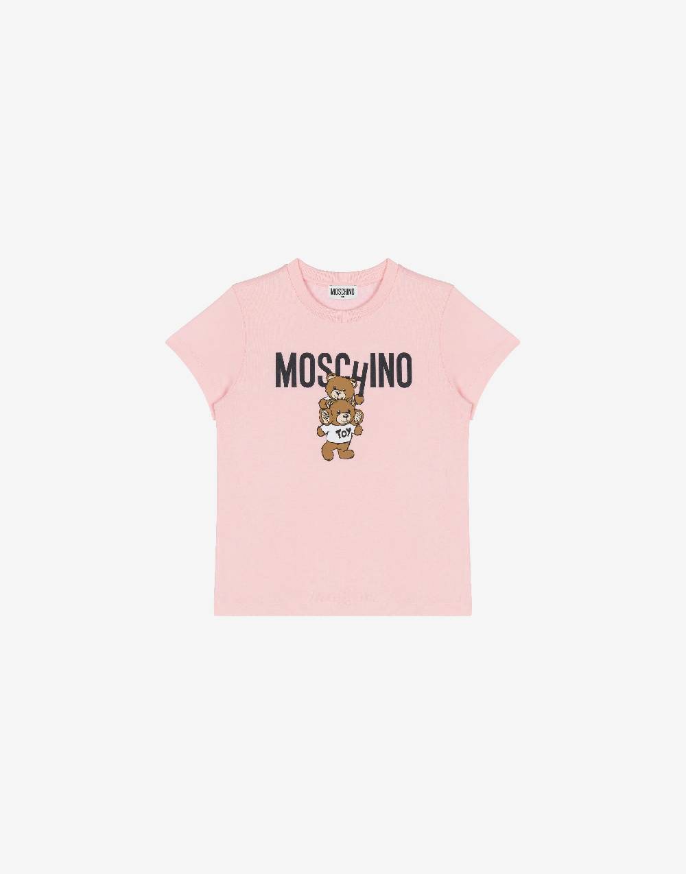 Love Moschino T-shirt in jersey Teddy Logo Prezzo basso