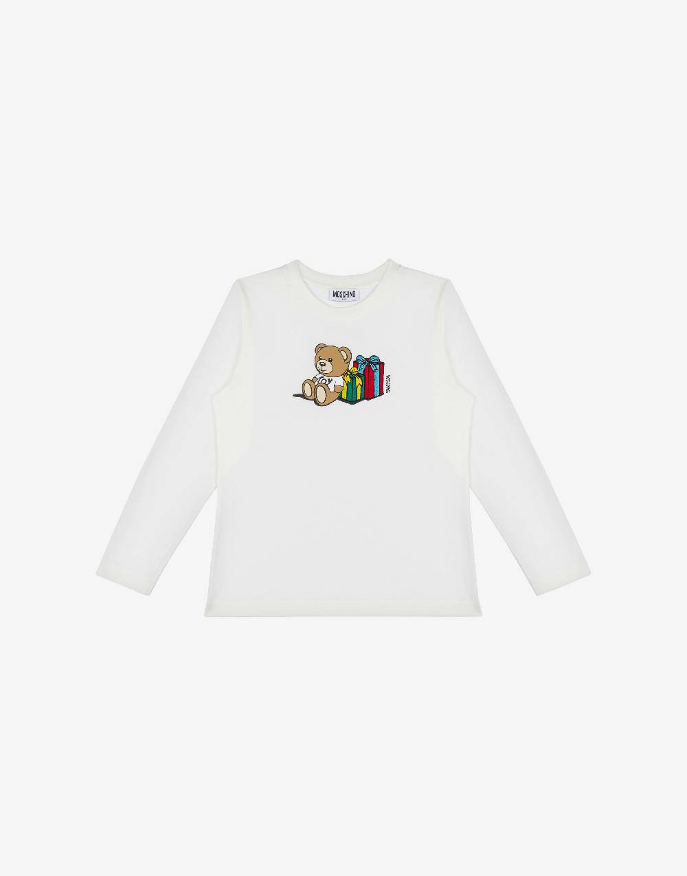 Love Moschino T-shirt in jersey Teddy Holiday