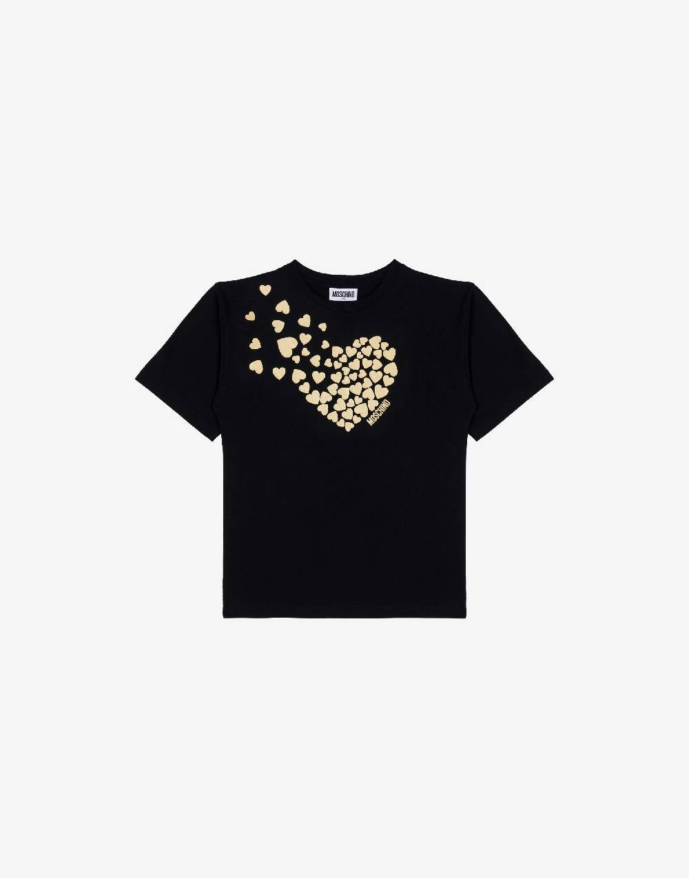 Love Moschino Maxi t-shirt Degradé Heart Fino al 50% di sconto