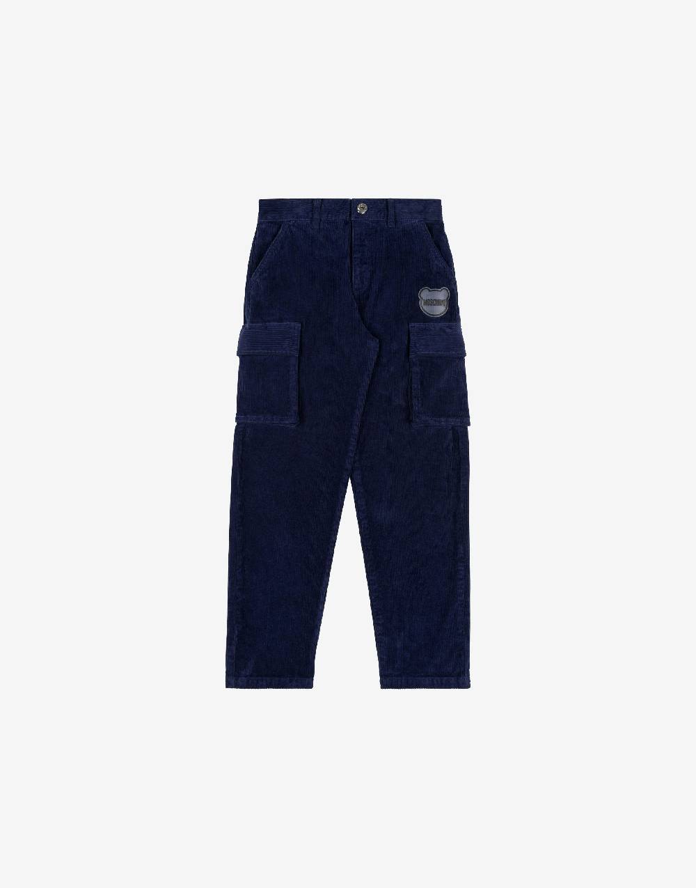 Love Moschino Pantalone in corduroy Teddy Patch Discount Store per i nuovi prodotti