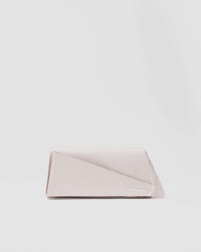 ﻿LUCIANO PADOVAN Borsa Kim pochette in pelle verniciata nude Borse pochette eleganti - Luciano Padovan Shop Online