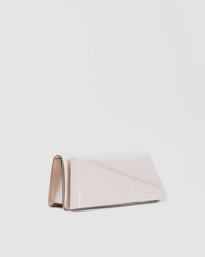 ﻿LUCIANO PADOVAN Borsa Kim pochette in pelle verniciata nude Borse pochette eleganti - Luciano Padovan Shop Online Moda