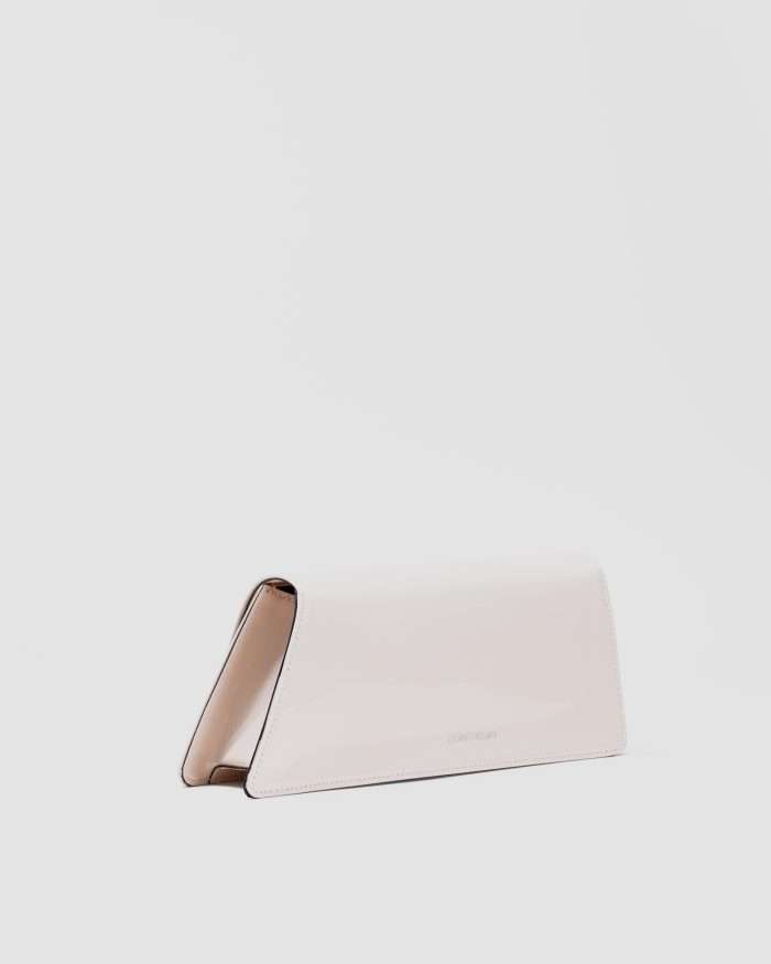 ﻿LUCIANO PADOVAN Borsa Kim pochette in pelle verniciata nude Borse pochette eleganti - Luciano Padovan Shop Online Moda