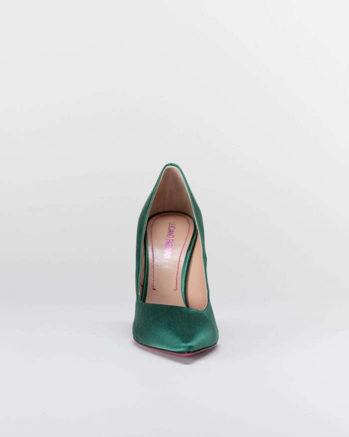 LUCIANO PADOVAN SIMPLE LINE DÉCOLLETÉ ROBIN RASO VERDE Qualità Garantita