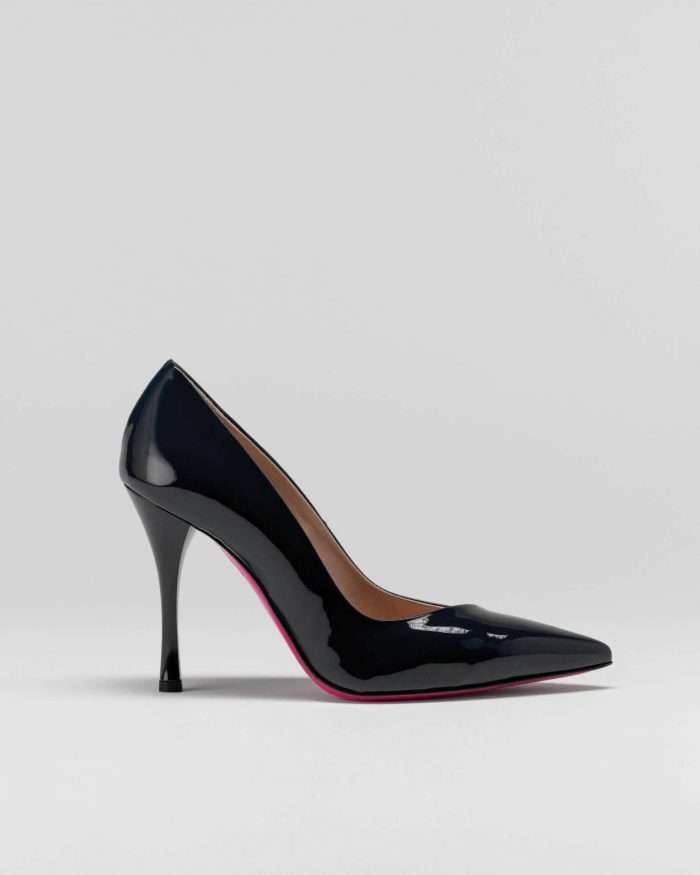 LUCIANO PADOVAN SIMPLE LINE DÉCOLLETÉ ROBIN PELLE VERNICIATA NERO- Luciano Padovan Online Shop Consegna Veloce