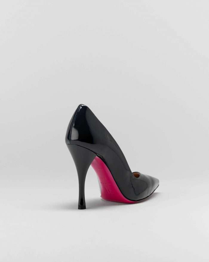 LUCIANO PADOVAN SIMPLE LINE DÉCOLLETÉ ROBIN PELLE VERNICIATA NERO- Luciano Padovan Online Shop Consegna Veloce