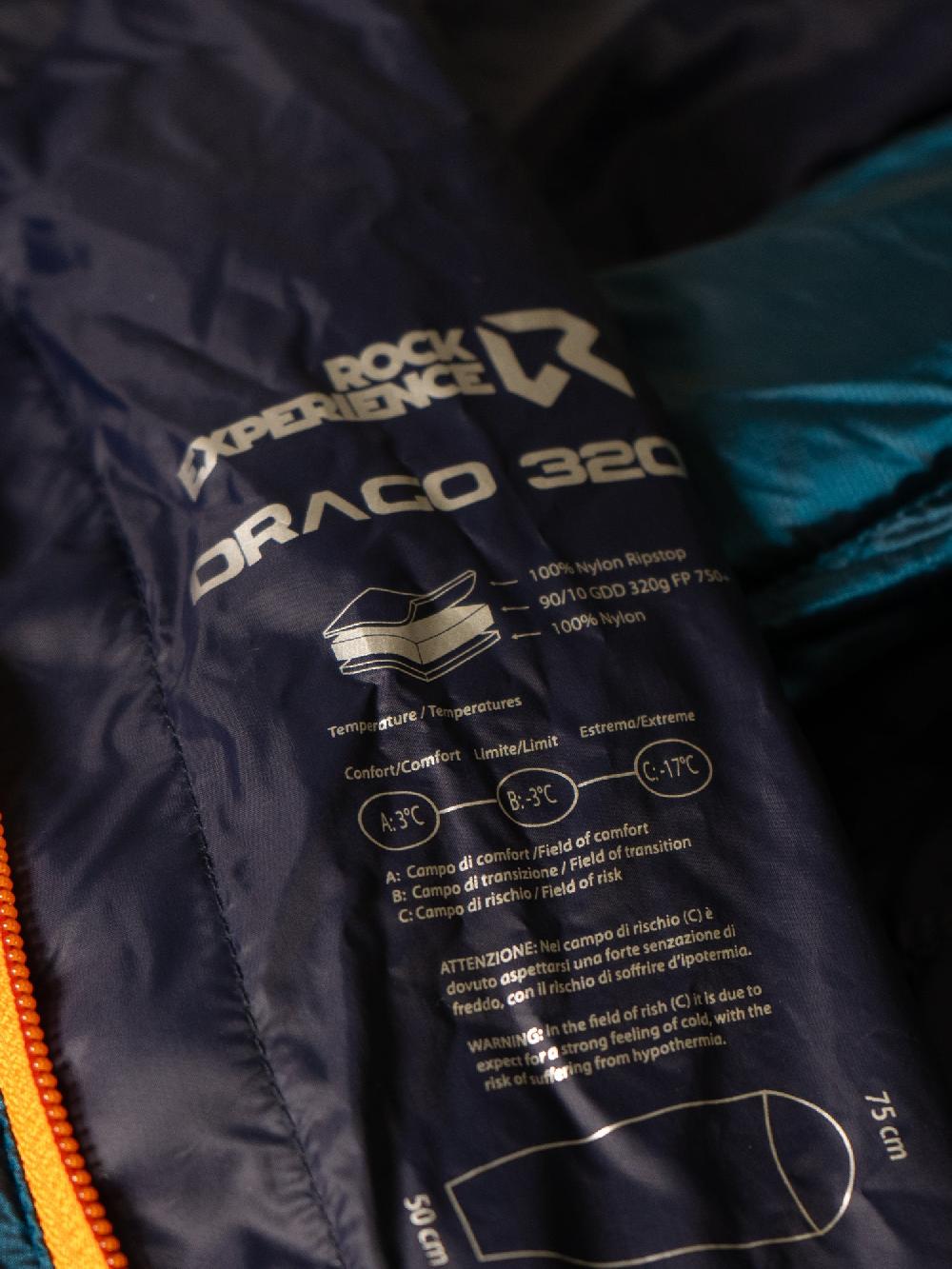Rock Experience Drago 320 Mummy Sleeping Bag sacco a pelo Soddisfazione Garantita