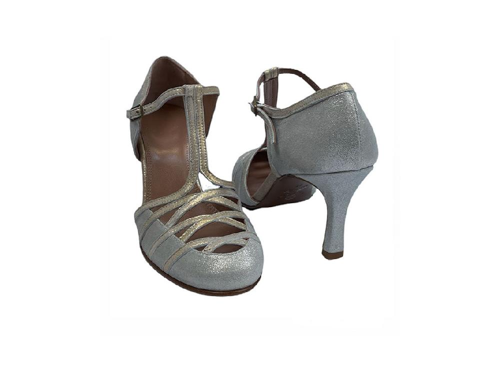 Rose'S Roses Colette – Silver T-Strap Offerta