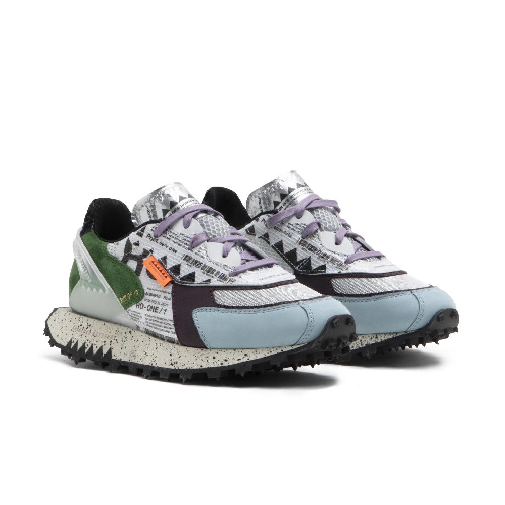 RUN OF Ro1 Blood sneakers in pelle nylon pelle scamosciata e rete Prezzo Ridotto