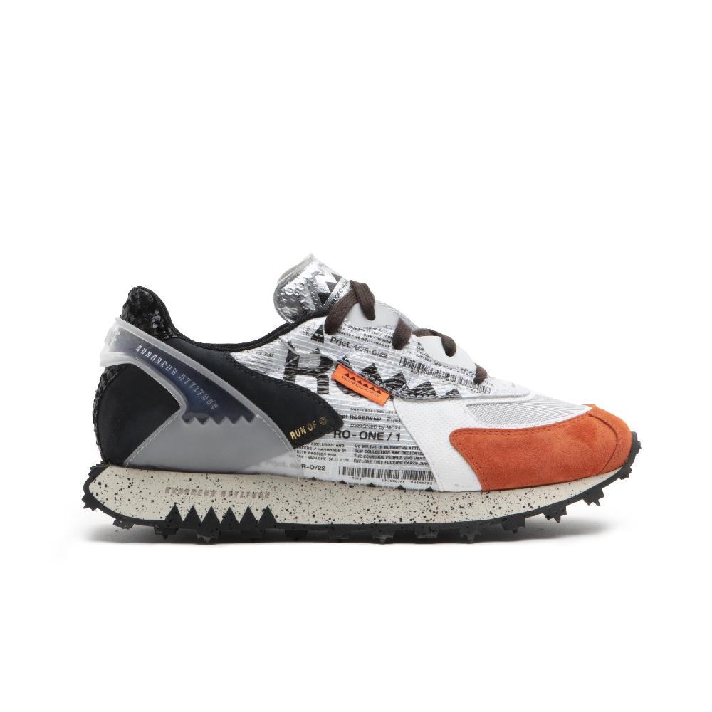 RUN OF Ro1 Hype sneakers in pelle nylon pelle scamosciata e rete Sottocosto
