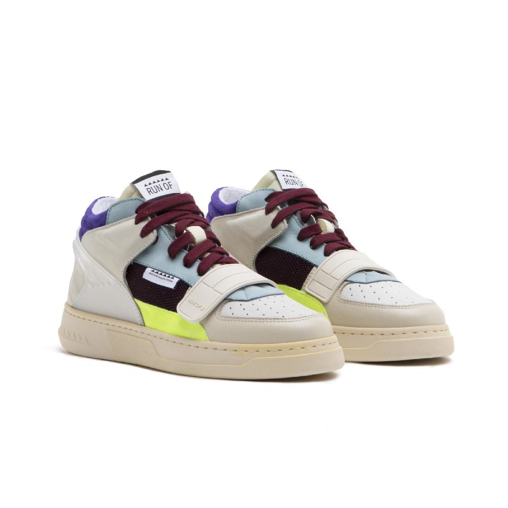 RUN OF Mixy sneakers in pelle e pelle scamosciata 50% di sconto per tempo limitato