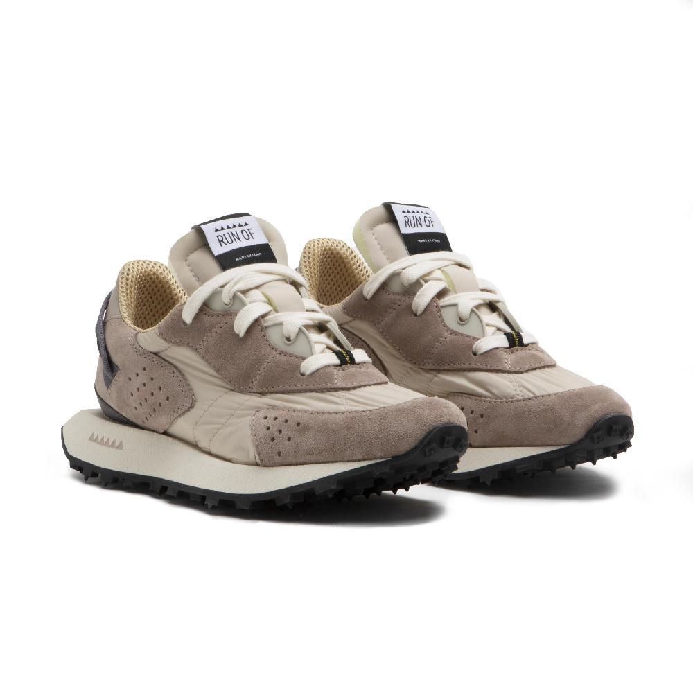 RUN OF Elio sneakers in pelle scamosciata e nylon In Saldo