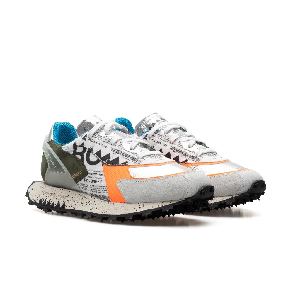 RUN OF Ro1 Jet sneakers uomo in pelle scamosciata e nylon | sito ufficiale RUN OF 2025