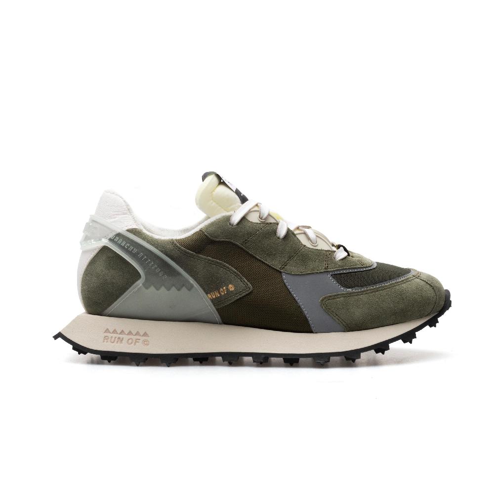 RUN OF Military sneakers uomo in pelle scamosciata e nylon | sito ufficiale RUN OF Consegna Veloce