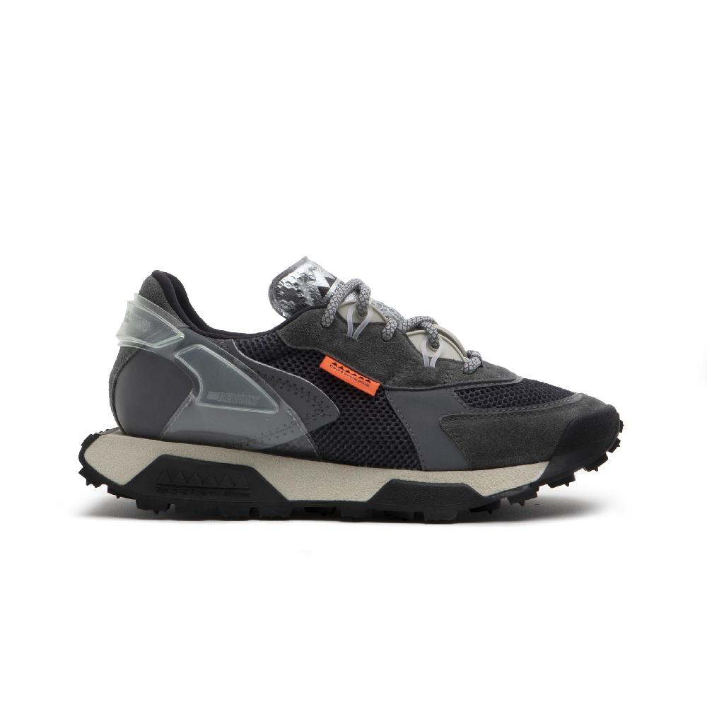 RUN OF Nepal sneakers in mesh e pelle scamosciata Saldi
