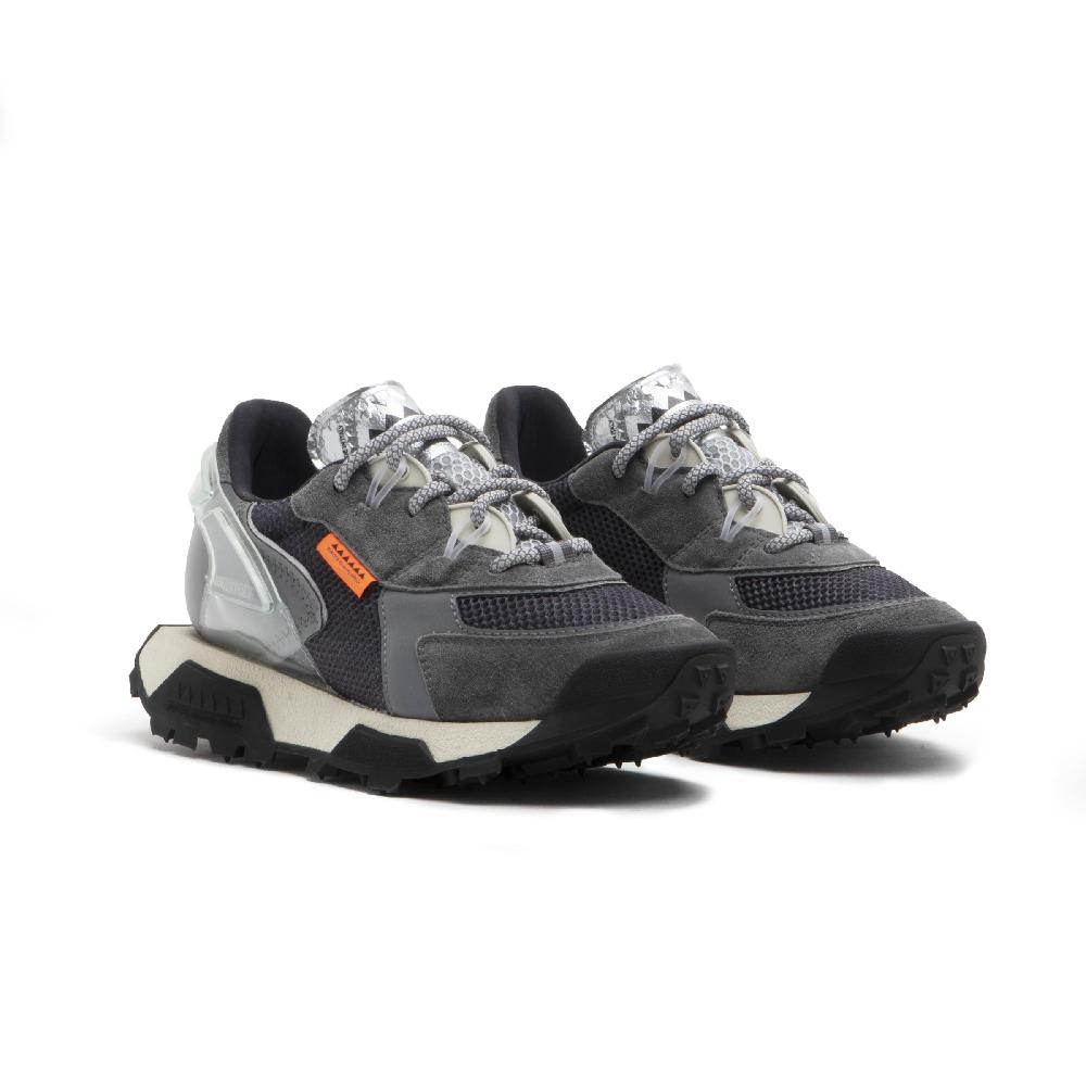 RUN OF Nepal sneakers in mesh e pelle scamosciata Saldi