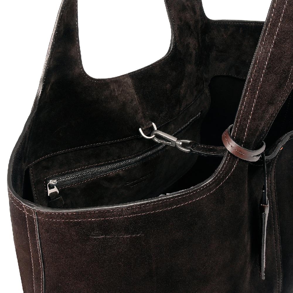 ﻿Santoni Borsa in suede testa di moro Moda