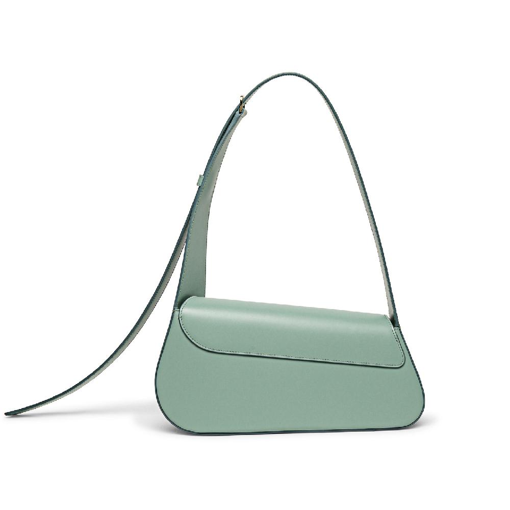 Santoni Borsa ThePluto in pelle verde acqua Spedizione Gratuita