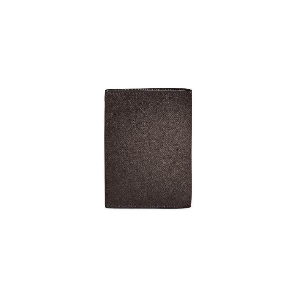 Santoni Custodia per passaporto in saffiano beige Pezzi Unici