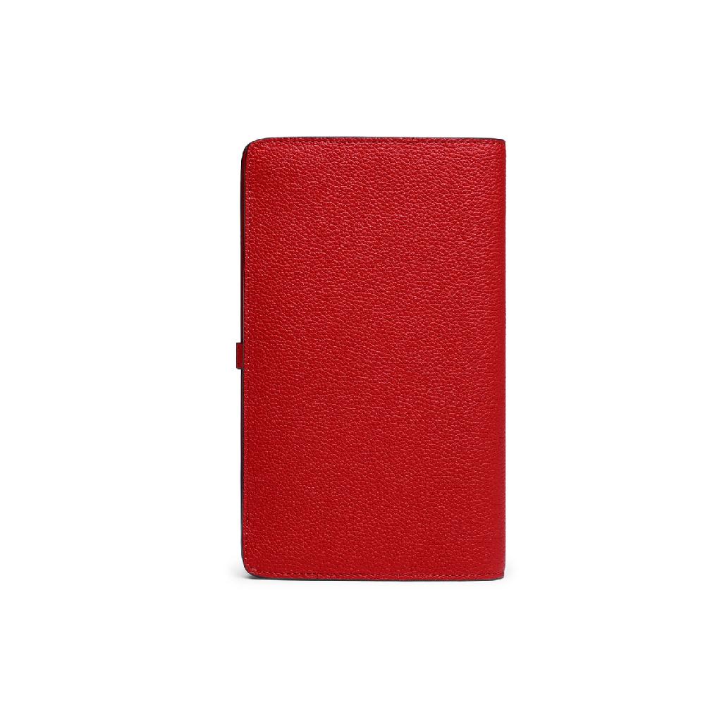 Santoni Porta documenti in pelle rossa Offerta