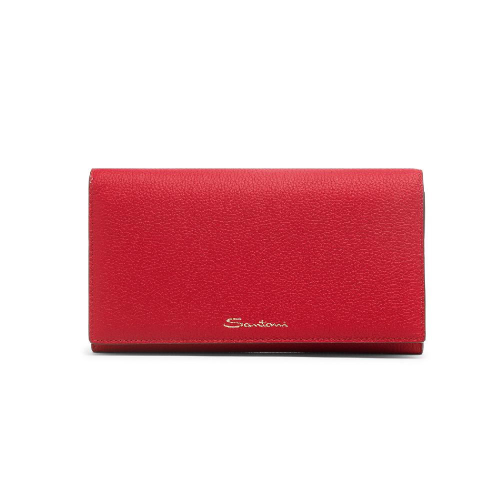 Santoni Borsa a tracolla in pelle rossa Online